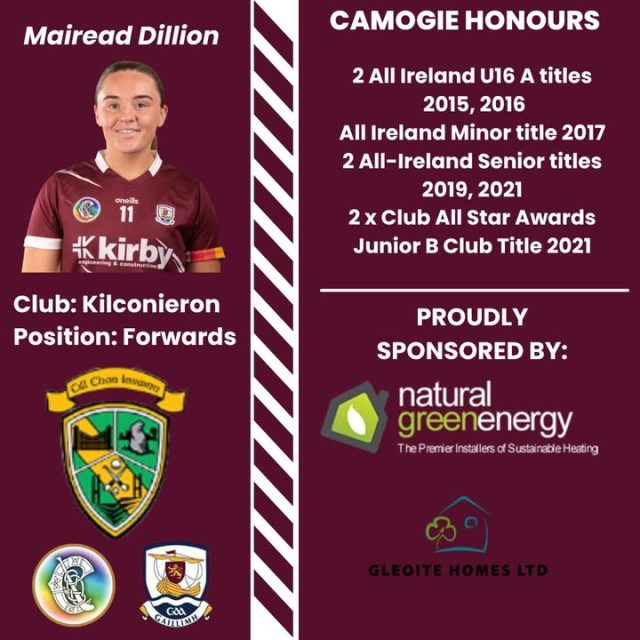 Best of Luck To Mairead and all the Galway Team